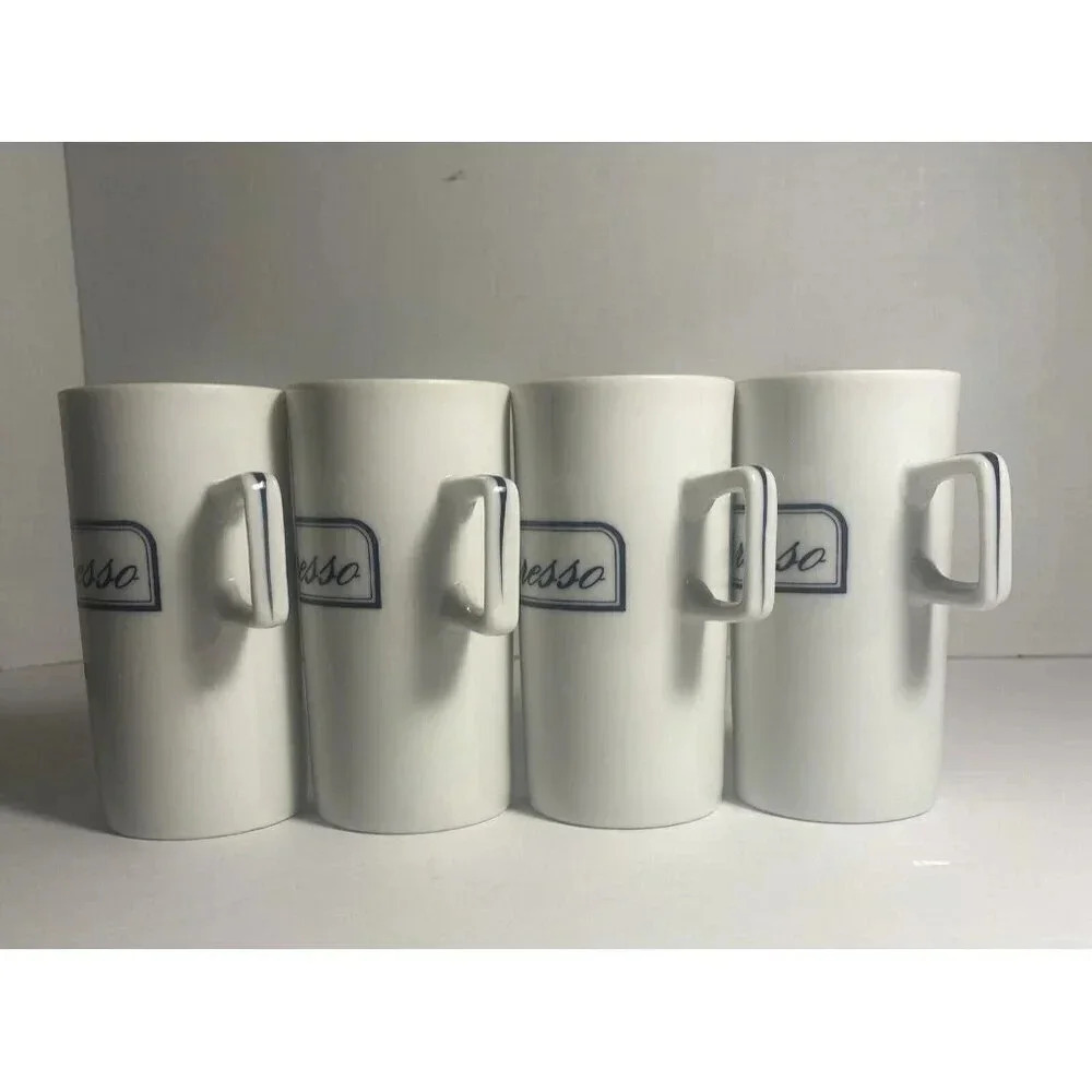 4 Style Setter Espresso Handled Cups Made in Japan 4" Excellent Condition - Picture 3 of 6